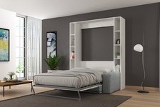 Шкаф кровать вертикальная с диваном Standart 120х200