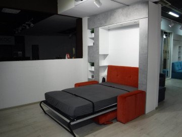 Шкаф-кровать с диваном Premium 90х200 7